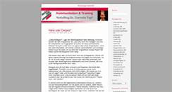 Desktop Screenshot of blog.metatalk-training.de